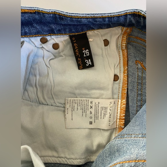 NUDIE JEANS Premium Organic Cotton Made in Italy Women's Skinny Jeans Size 26 - Picture 9 of 14